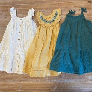 Lot of 5 dresses size 4t